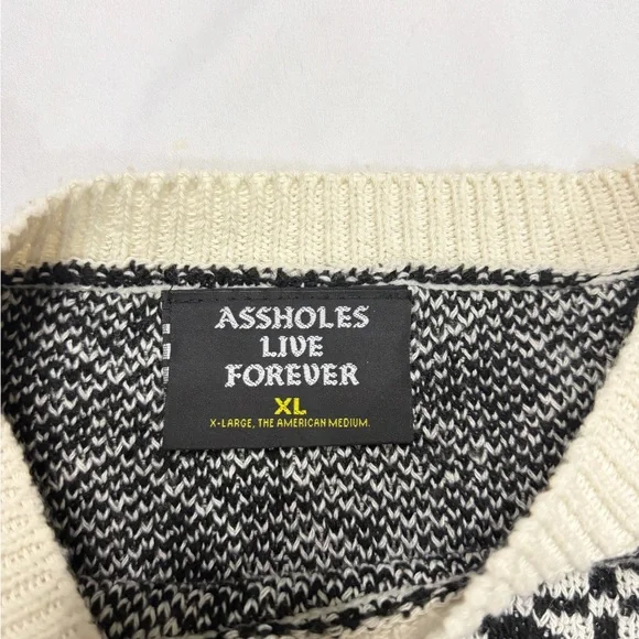 ASSHOLES LIVE FOREVER SWEATER - Picture 3 of 4